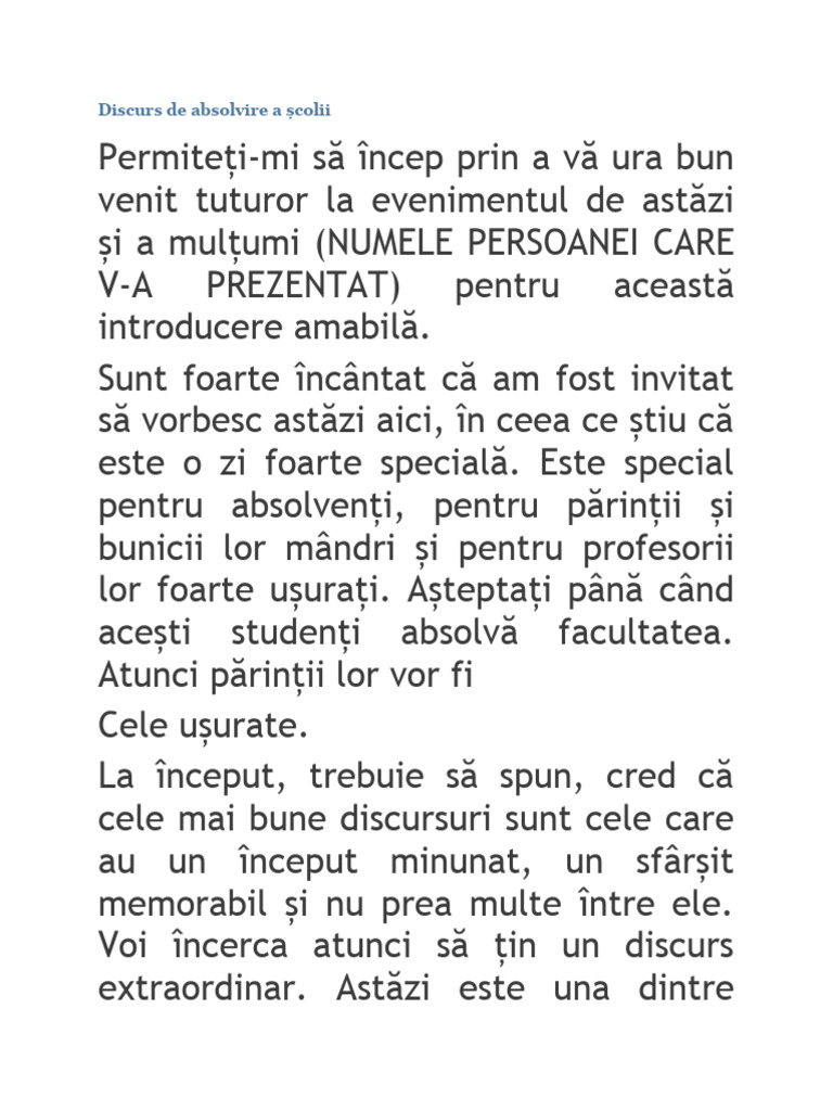 Vorbitor Invitat | PDF
