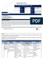 Planificación Semanas 1, 2,3,4,5,6,7,8,9