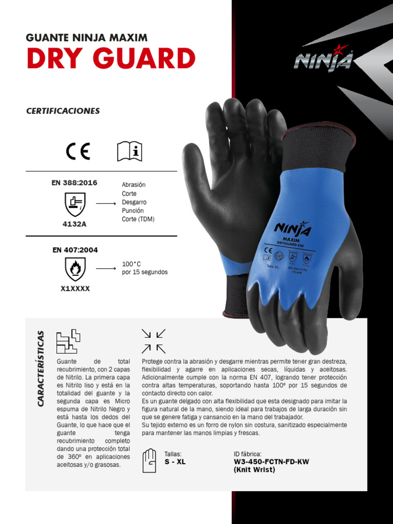 Ficha Tecnica Ninja Maxim Dry Guard PDF