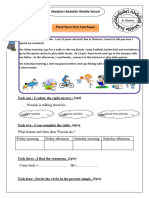 1MS - Third Term Test - Final Period - 2nd G - Leisure Time by Ghanou