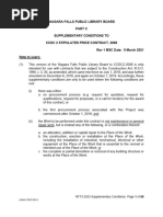 Part C Supplementary Conditions To CCDC 2 Stipulated Price Contract 2008