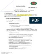 Carta Notarial de Cobranza