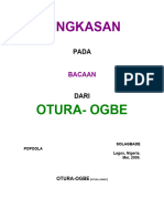 2 Otura Ogbe Otura Oriko Otura Orire 16 Ese Ifa