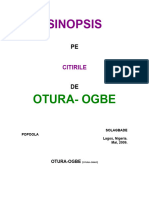 2 Otura Ogbe Otura Oriko Otura Orire 16 Ese Ifa