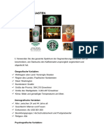 Starbucks-Fall - Segmentierung