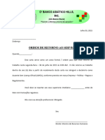 Carta de Retorno Ao Trabalho