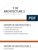 HISTORY OF ARCHITECTURE 2 - Renaissancebaroque