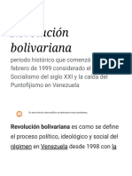 Revolución Bolivariana - Wikipedia, La Enciclopedia Libre
