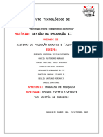 UNIDADE 3 Sistemas de Produção Enxutos e Just-in-Time