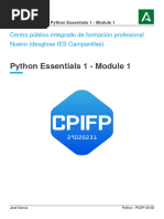 Python Essentials 1 - Module 1