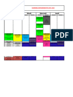 Planning Entrainement 2021 2022