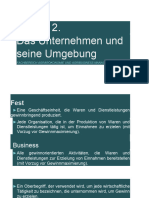 2 - Das Unternehmen Und Sein Umfeld