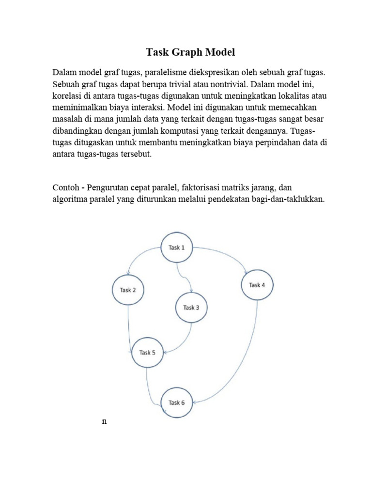 Task Graph Model | PDF