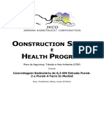Programa de Segurança e Saúde Na Construção