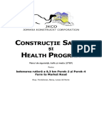 Programul de Securitate Și Sănătate În Construcții