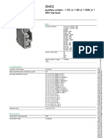 Product Data Sheet: Auxiliary Contact - 1 OC or 1 SD or 1 SDE or 1 SDV Low Level