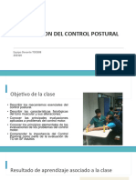 Evaluacion Del Control Postural: Equipo Docente TOC808 202320