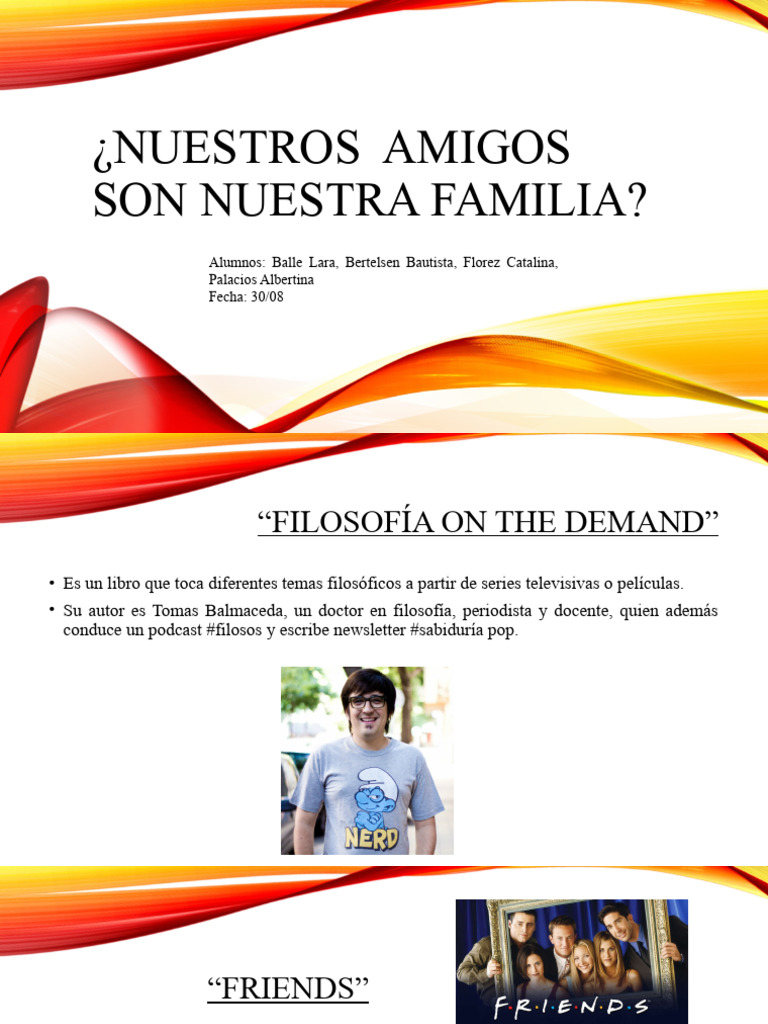 La Amistad como Nueva Familia | PDF | Amor | Amistad