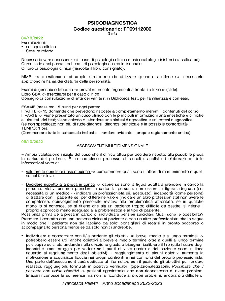 Psicodiagnostica 2 1 5 pdf