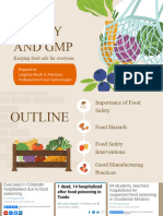 Food Safety and GMP