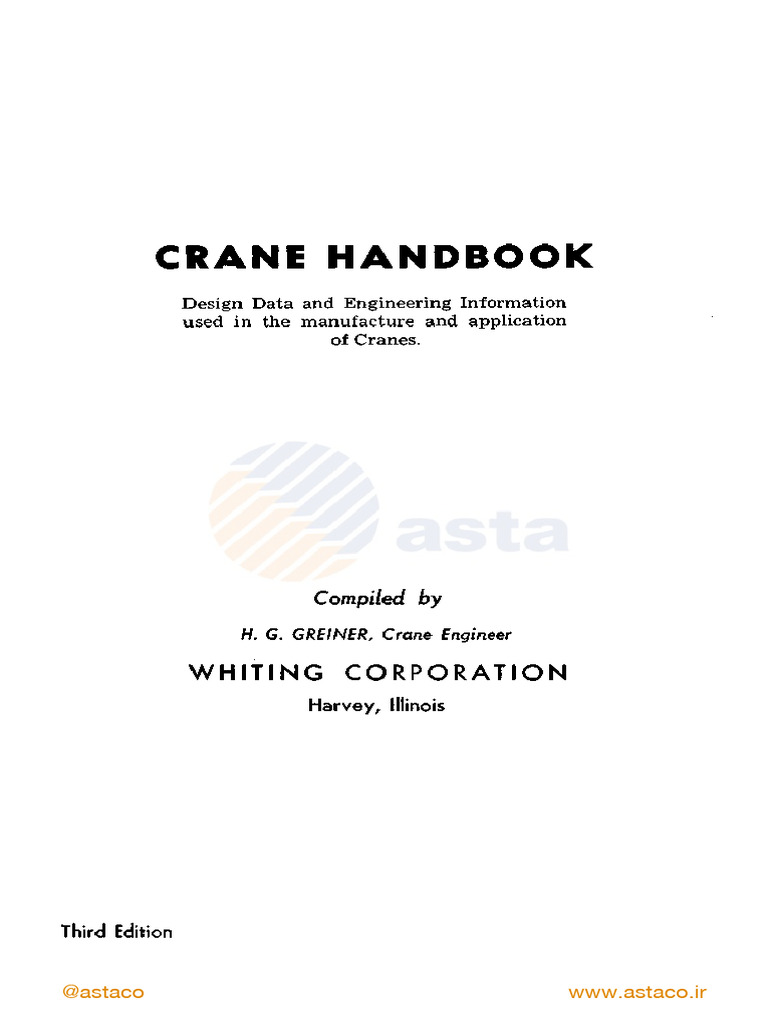 Crane Handbook PDF