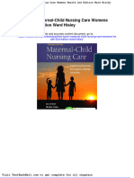 Test Bank Maternal Child Nursing Care Womens Health 2nd Edition Ward Hisley