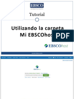 Utilizando La Carpeta Mi EBSCOhost