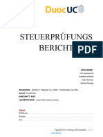 STEUERPRÜFUNG (Letzter Bericht)