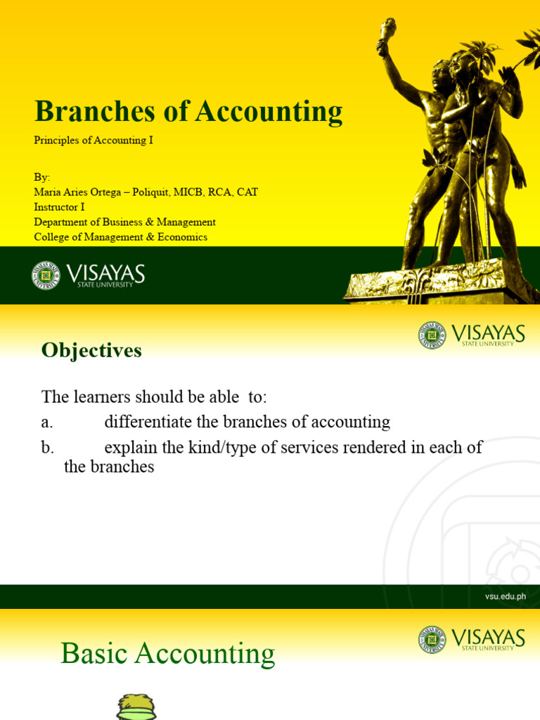 Branches of Accounting PDF