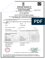 Thangammal's Deathcertificate