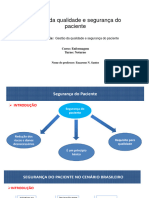 1 Aula - Gestão Da Qualidade e Segurança Do Paciente
