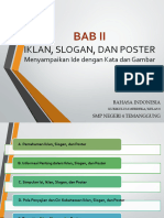 Materi Bahasa Indonesia PPT Bab 2 Kelas 8 TTG Iklan Slogan Dan Poster