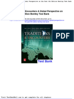 Traditions and Encounters A Global Perspective On The Past 6th Edition Bentley Test Bank