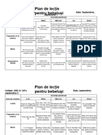 Planuri de Lecție Pentru Sugari Pe Tot Parcursul Anului