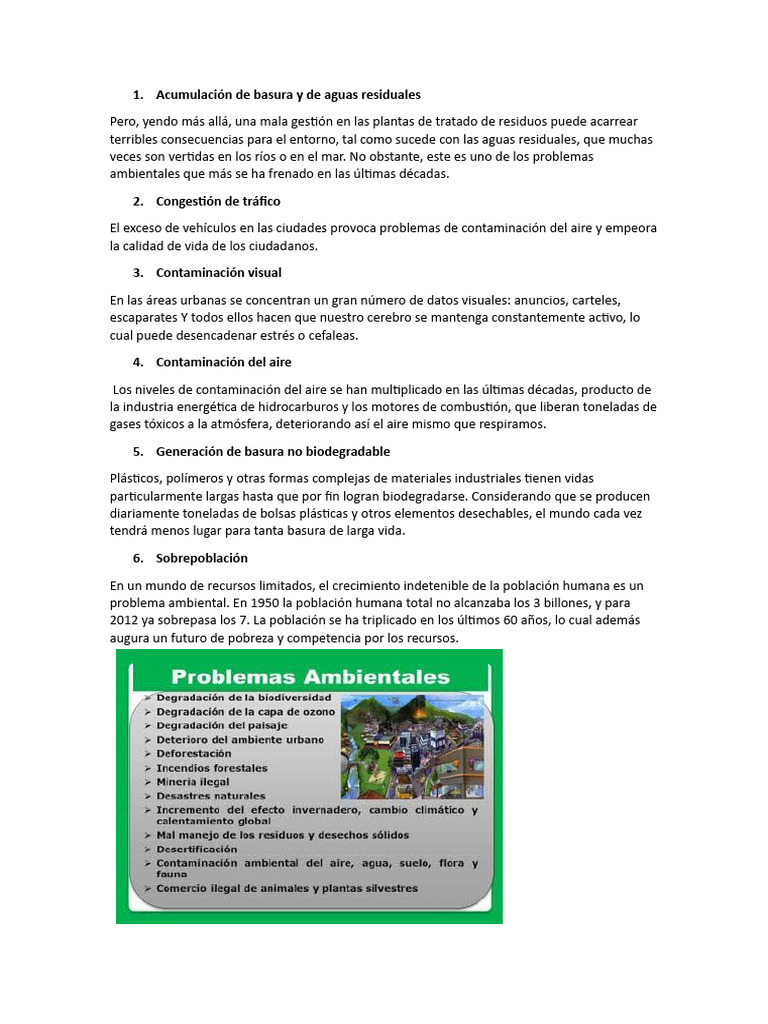 Contaminación y gestión de residuos | PDF | Residuos | Contaminación