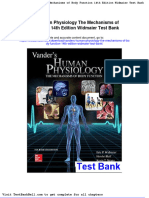 Vanders Human Physiology The Mechanisms of Body Function 14th Edition Widmaier Test Bank
