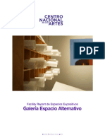 Facility Report Galería Espacio Alternativo