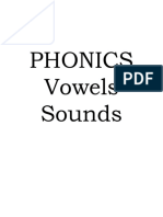 Phonics Vowels Sounds