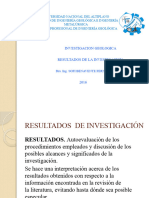 Resultados de Investigacion