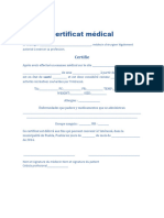 Certificat Médical