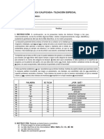 Práctica Calificada - Tildación Especial