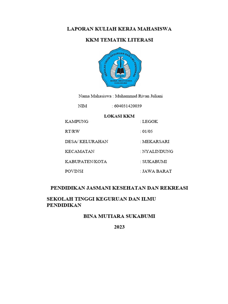 Muhammad Rivan Juliani - 604031420039 | PDF | Karier & Perkembangan