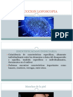 Lofoscopía Forense: Métodos de Identificación | PDF | Huella dactilar