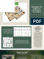 Distribución de Una Vivienda y Sus Áreas