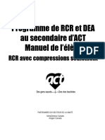 Version Élève-Manuel RCR Et DEA Au secondaireACT
