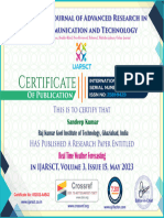 Sandeep Kumar - Certificate