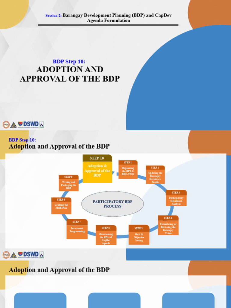 BDP Adoption and Approval Process | PDF