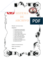 Informe Sistema de Archivo