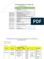 Juknis Rundown Pembukaan