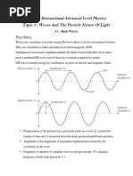 IAL Physics Waves